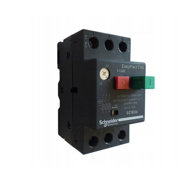 Guardamotor termomagnético DIN 1-1,6A TL2045