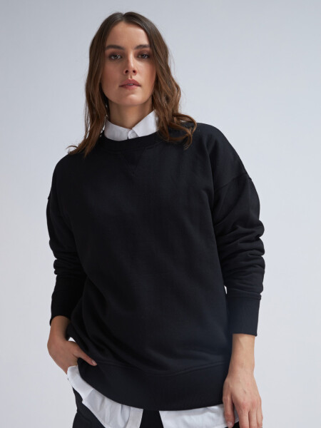 Sudadera deportiva oversize Negro