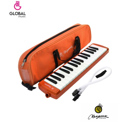 Melodica Magma naranja "Piano" 32 notas con funda naranja Melodica Magma naranja "Piano" 32 notas con funda naranja
