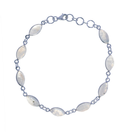 Pulsera de Plata 925 con Piedra de la Luna Pulsera de Plata 925 con Piedra de la Luna