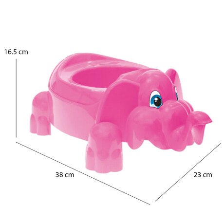 Pelela Infantil Elefante Plástica Paramount p/ Entrenamiento Fucsia