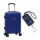 Set Viaje Valija Rígida Grande 4 Ruedas + Balanza Equipaje Azul