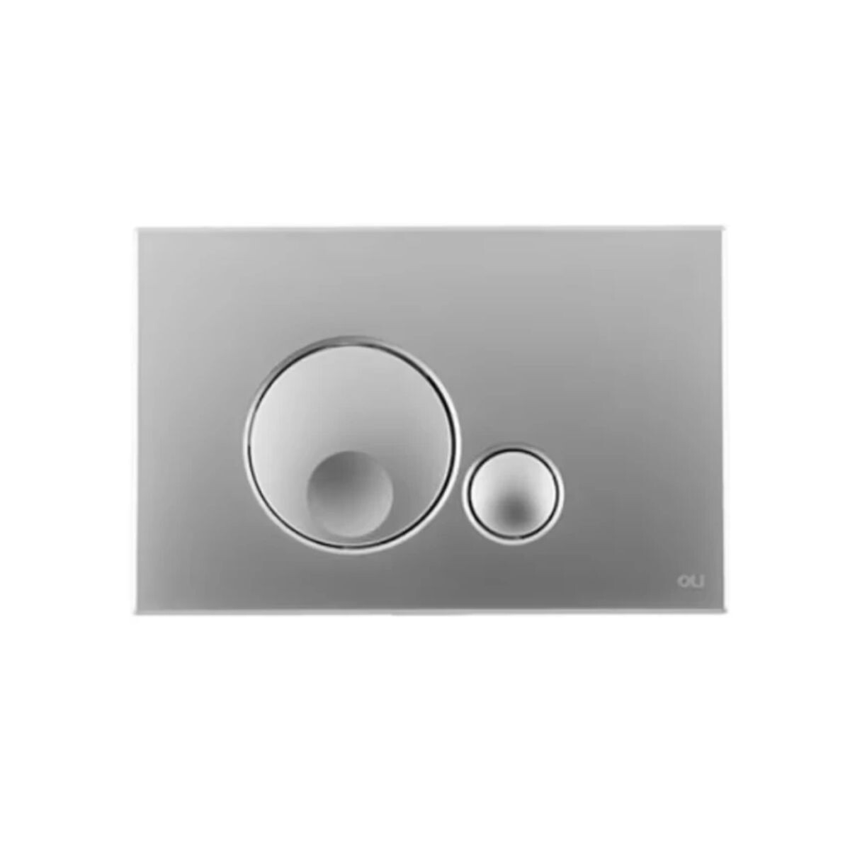 Placa Pulsadora Oli Globe Cromo Mate 