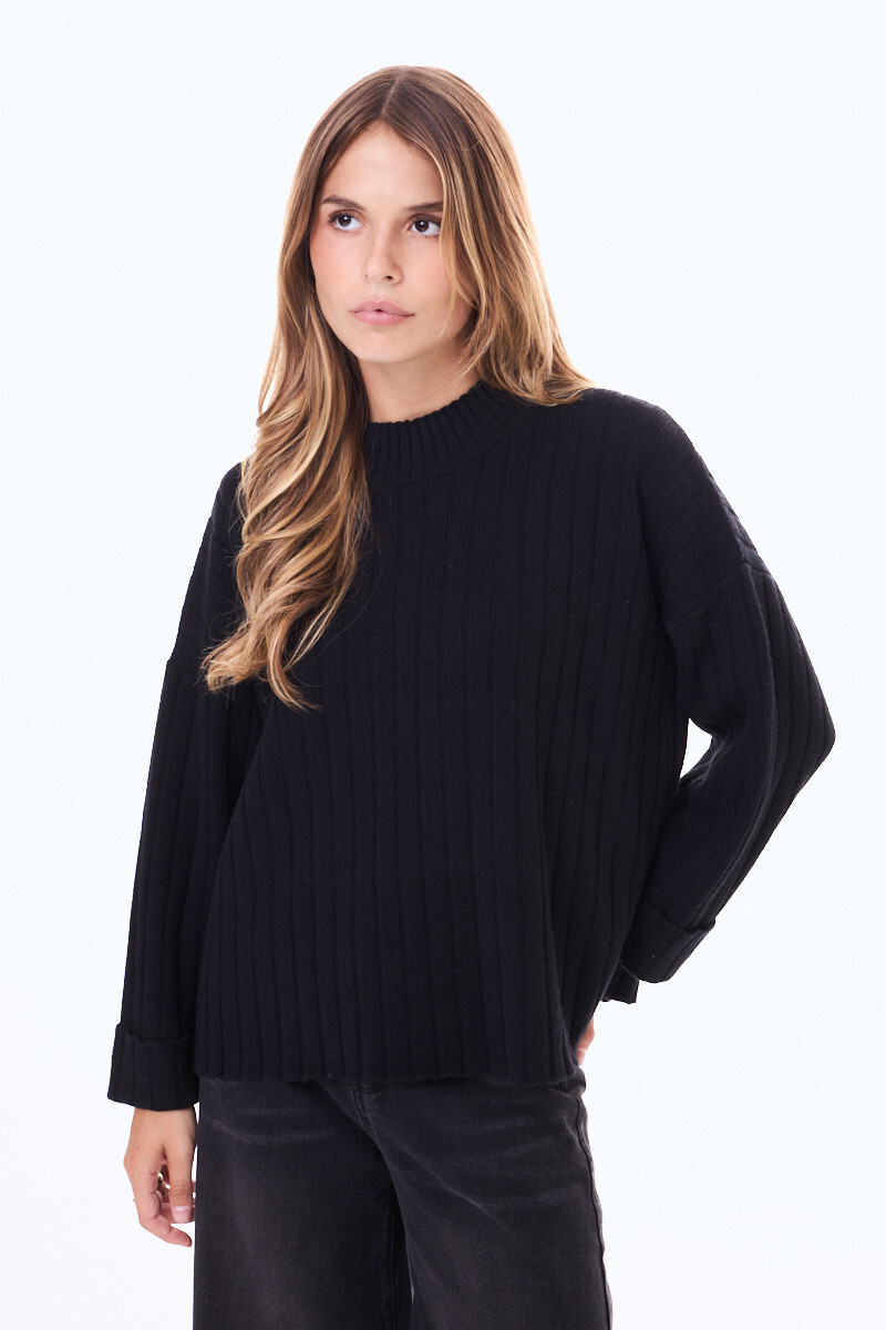 Buzo tejido Araras Negro