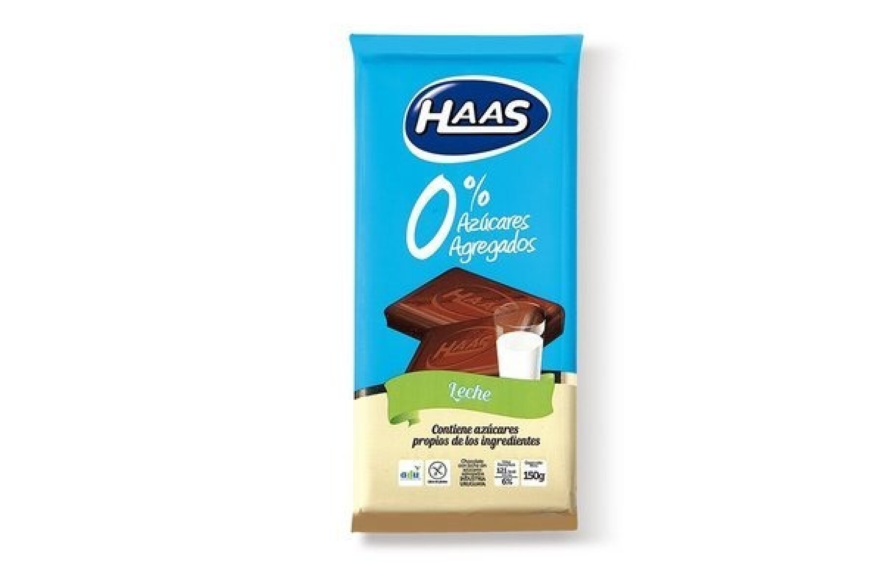 Chocolate Haas 0% Azúcar 150 Grs. 