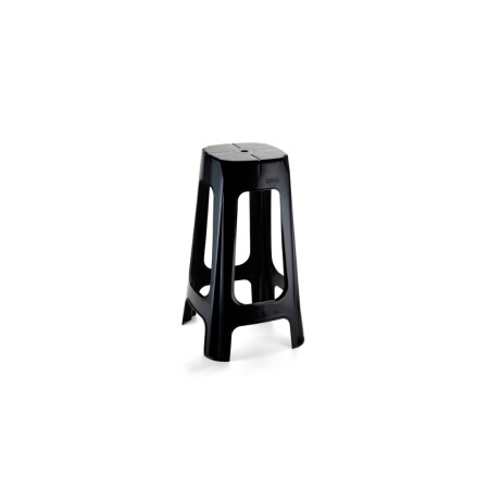 BANQUETA DE PLASTICO ALTA 38X38X69CM NEGRO