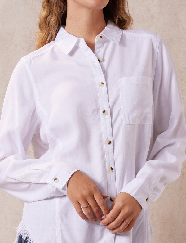 Camisa Tencel BLANCO