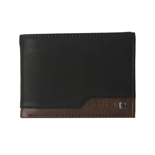 Billetera Rip Curl Icons Surf Wallet Negro Rojo La Isla