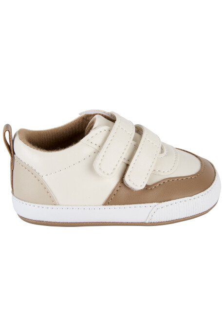 Zapatitos con velcro, diseño colorblock Sin color