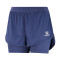 SHORT KT WMN TRNG 2 IN 1 negro AZUL SKIPPER