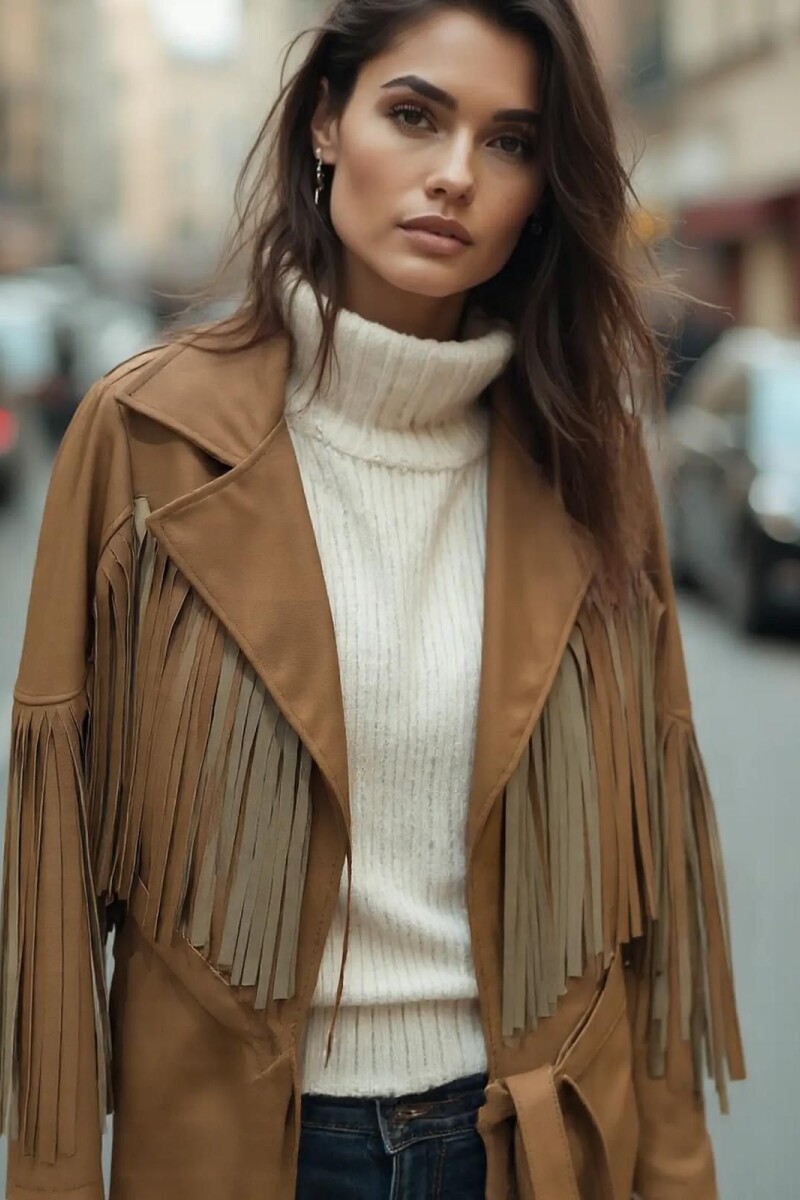 Chaqueta Layer Up Camel