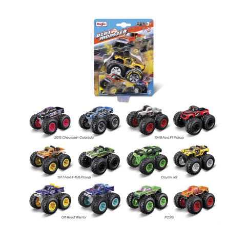 Autos Maisto Dirt Monsters Escala 1:64 Diseños Surtidos U