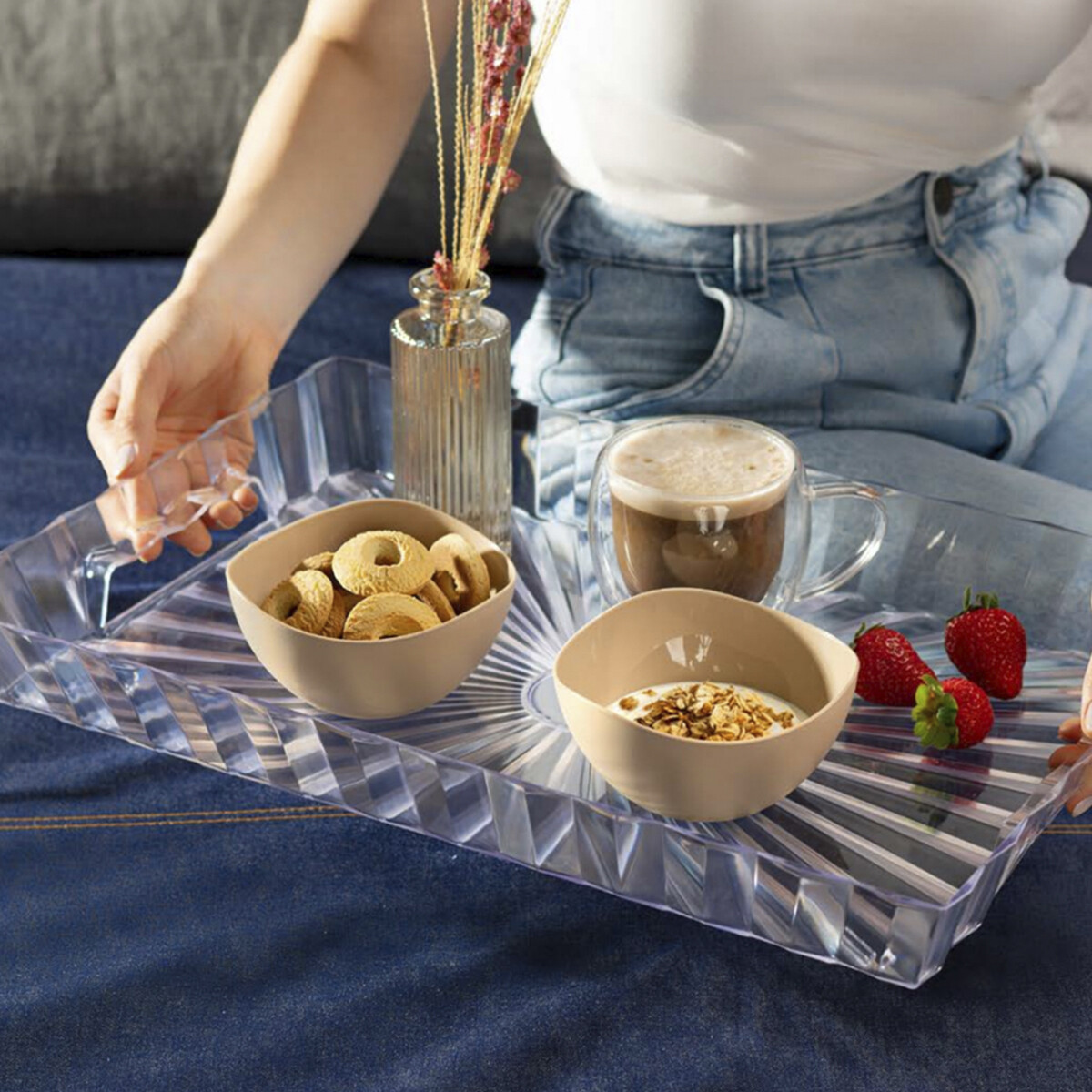 Bandeja Multiuso - TRANSPARENTE 