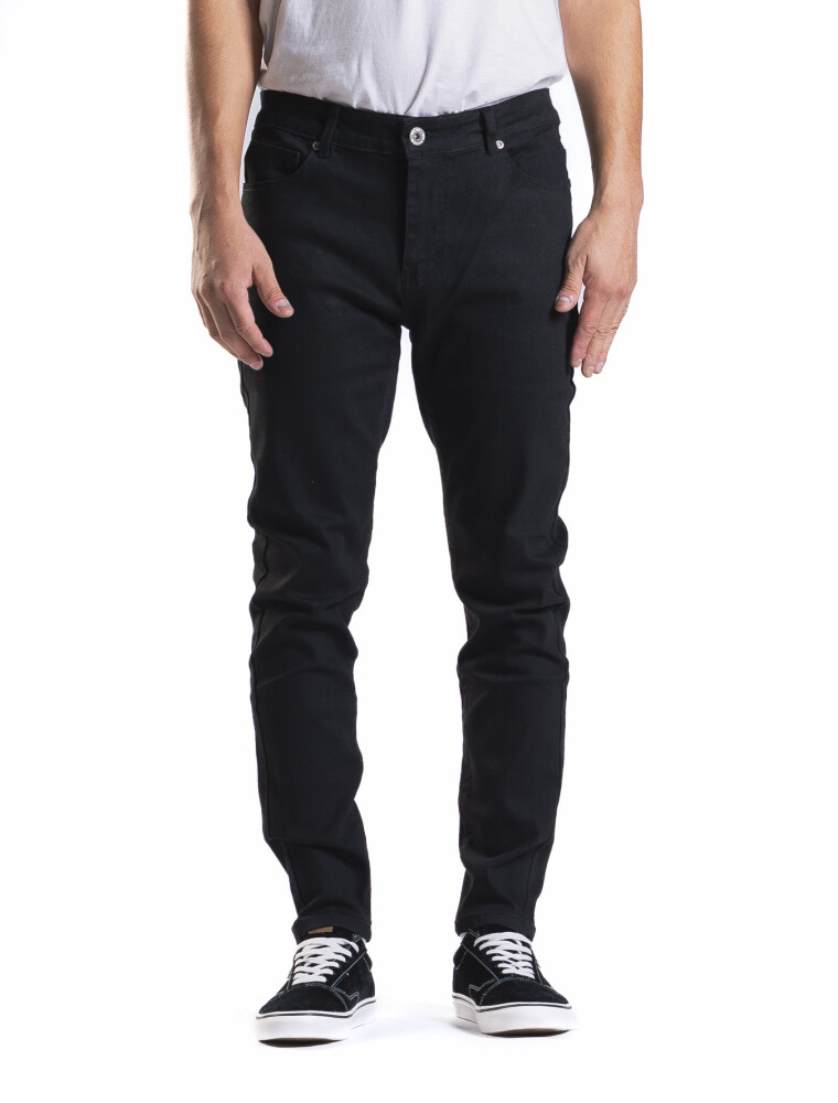 Jean Slim Fit Largo 30 Negro