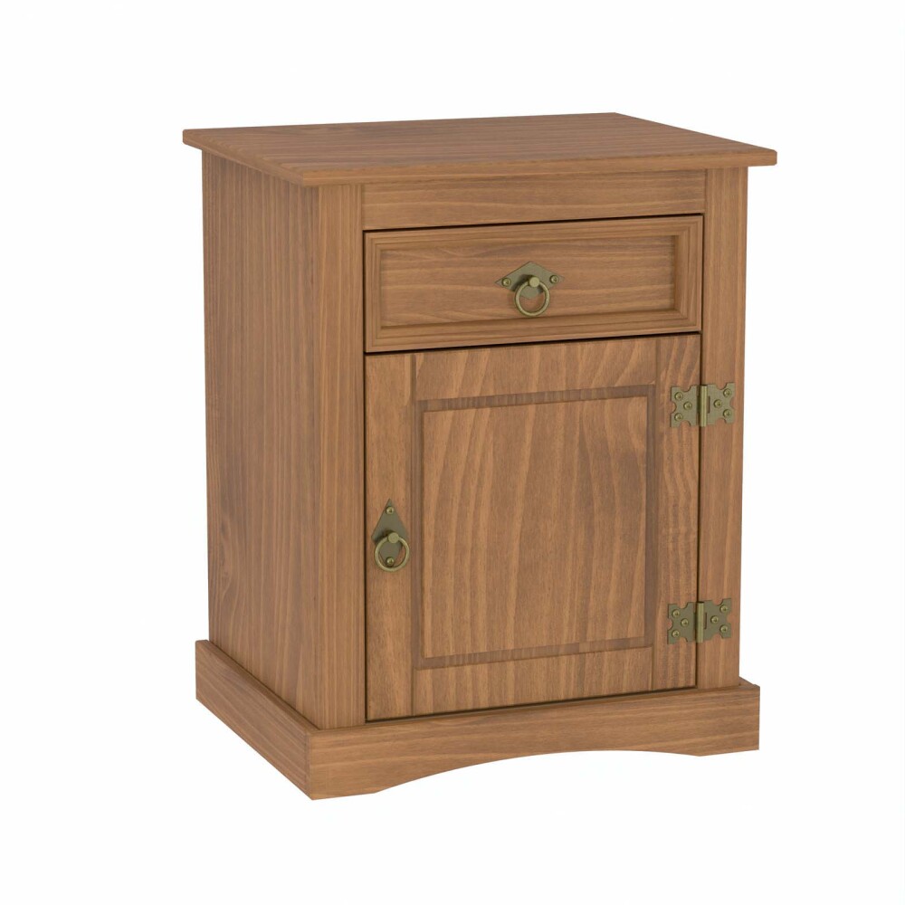 MESA DE LUZ MADERA MARRON MEX