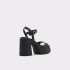 TAINA BLACK SMOOTH LEATHER BLACK