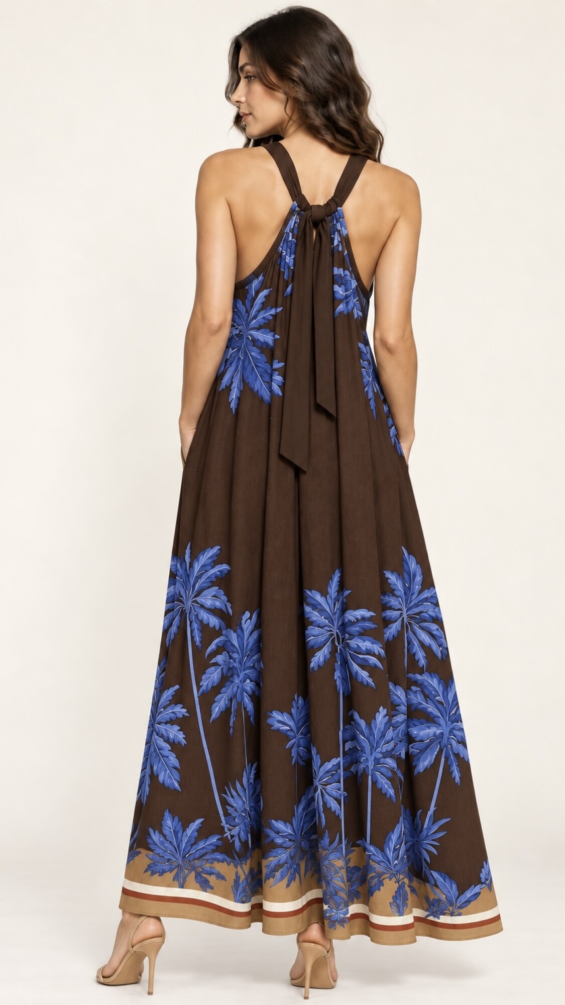 VESTIDO MARILYN MARRÓN