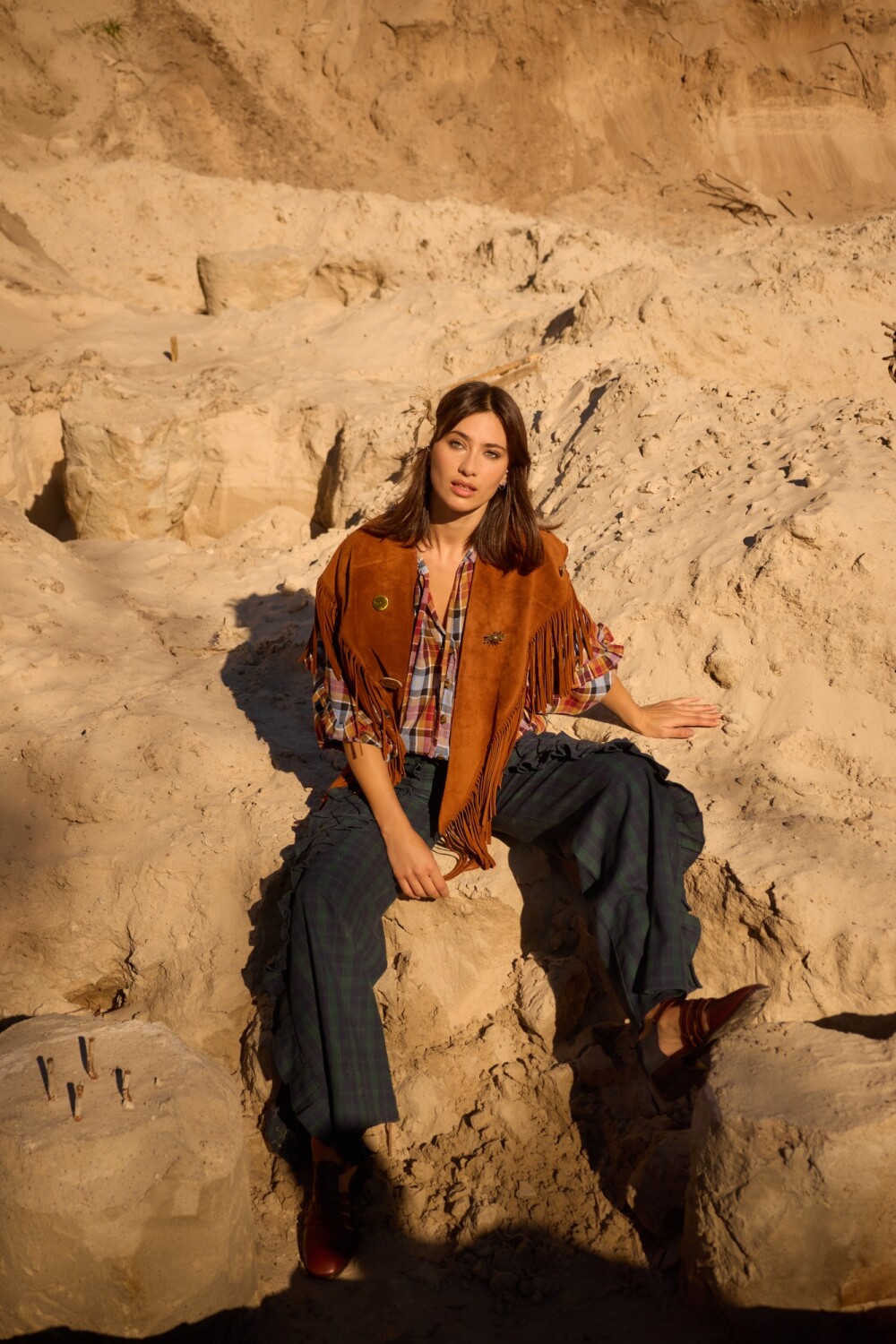 Cuadrillé Dancing Queen Pants Azul / Verde