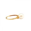 Anillo Solitario-Oro 18k-Perla y Zirconia-AN9508 conperla