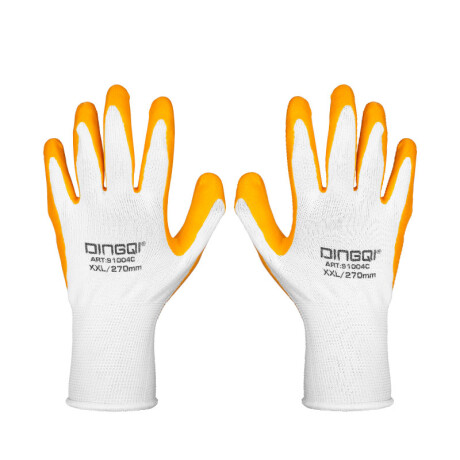 DINGQI GUANTE DE TRABAJO INDUSTRIAL CUBIERTA DE LATEX XL - Dingqi Guante De Trabajo Industrial Cubierta De Latex Xl -