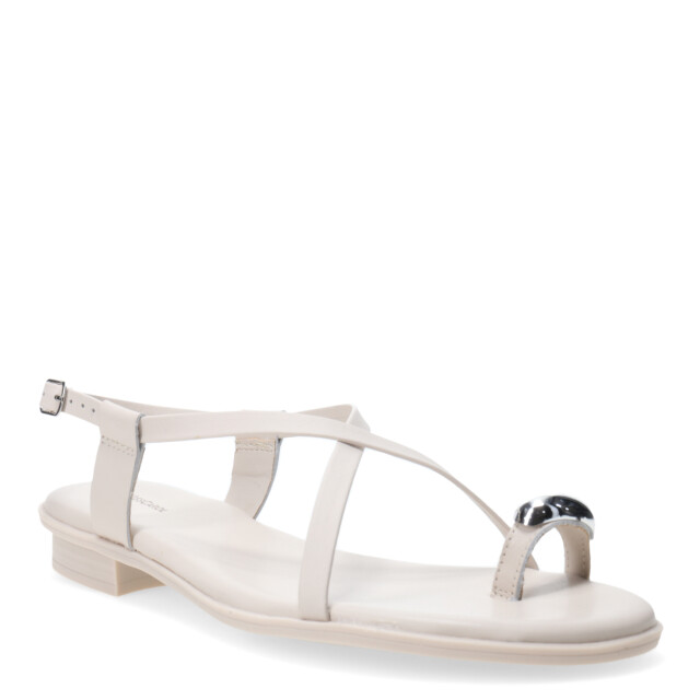 Sandalias de Mujer Miss Carol con Tira al Dedo Blanco