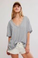 REMERA NINA V Gris
