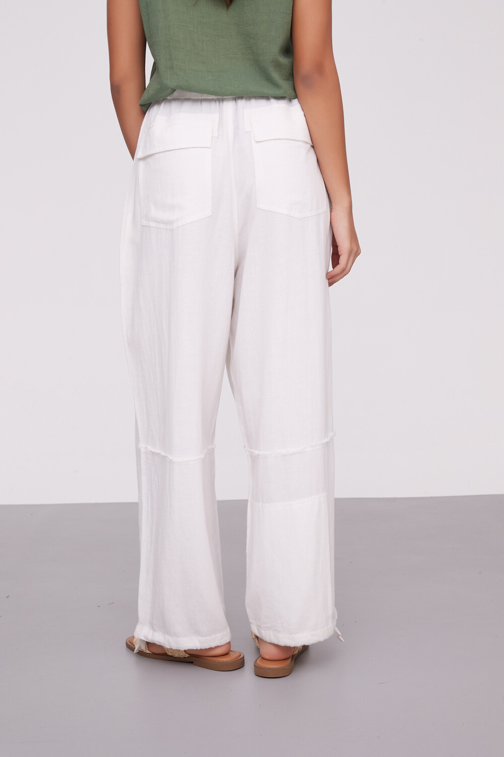 Pantalon Greko Blanco