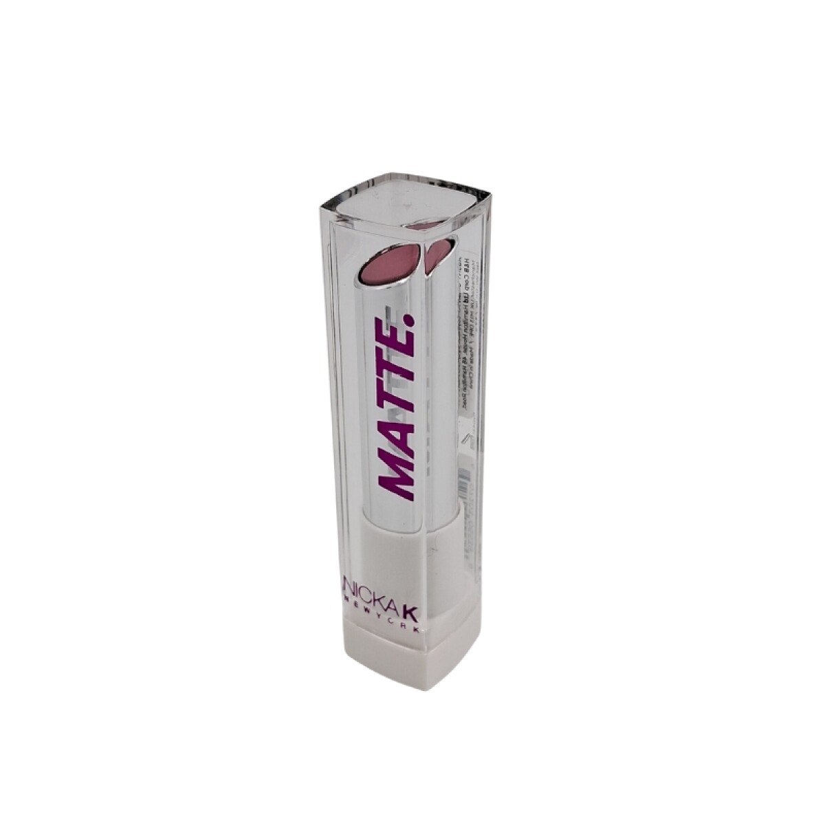 Labial mate en barra Nicka K - Tono 04- Rosa 