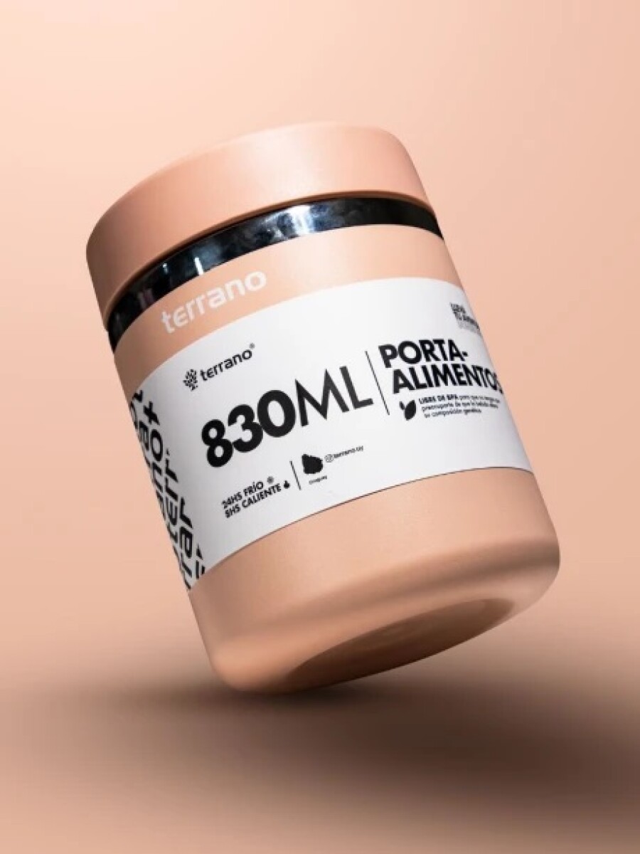 CONTENEDOR DE ALIMENTOS TERRANO 830ML - ROSADO 