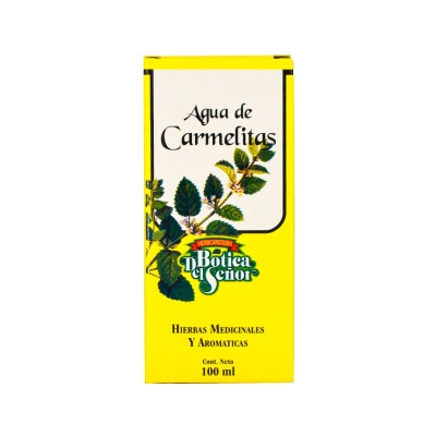 Tintura De Agua De Carmelitas Botica Del Señor 100 ml Tintura Agua Carmelitas Botica