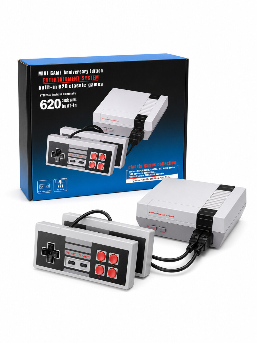 CONSOLA MINI RETRO - GRIS 