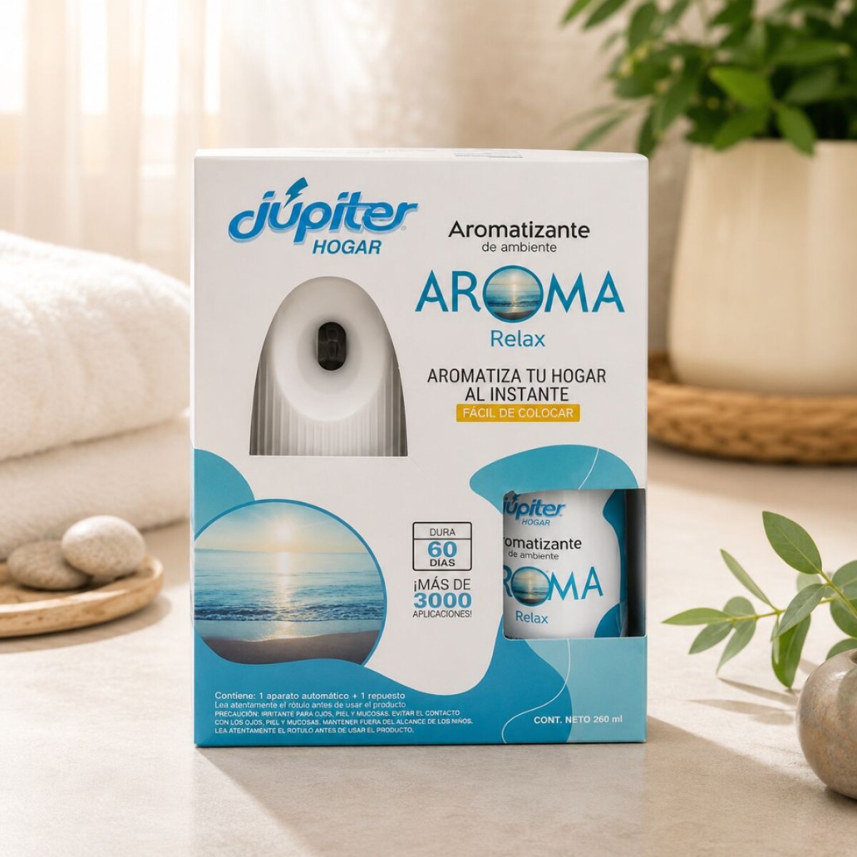 Aparato con aromatizante Jupiter Relax 300ml 