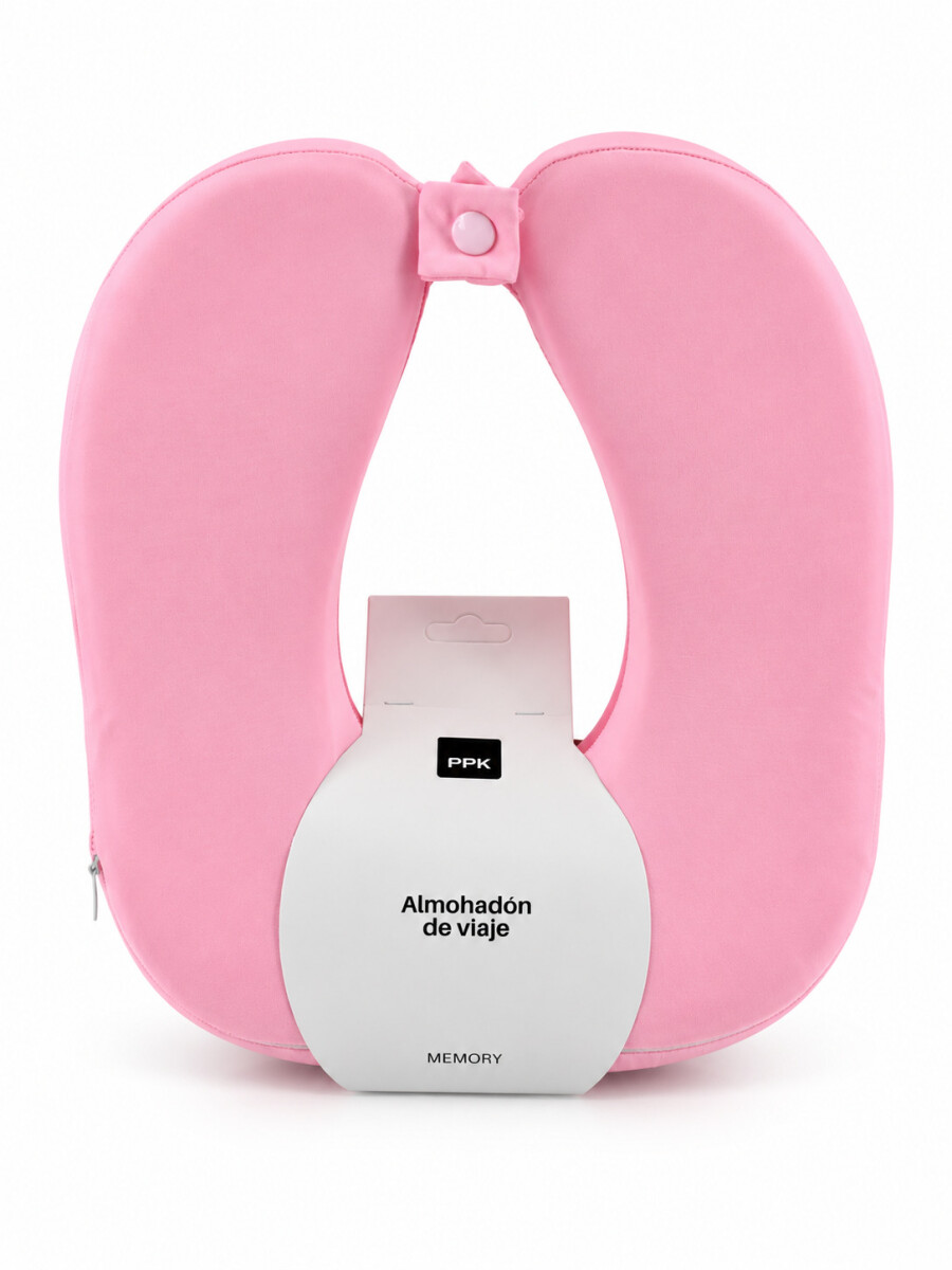 ALMOHADON VIAJE MEMORY - ROSADO 