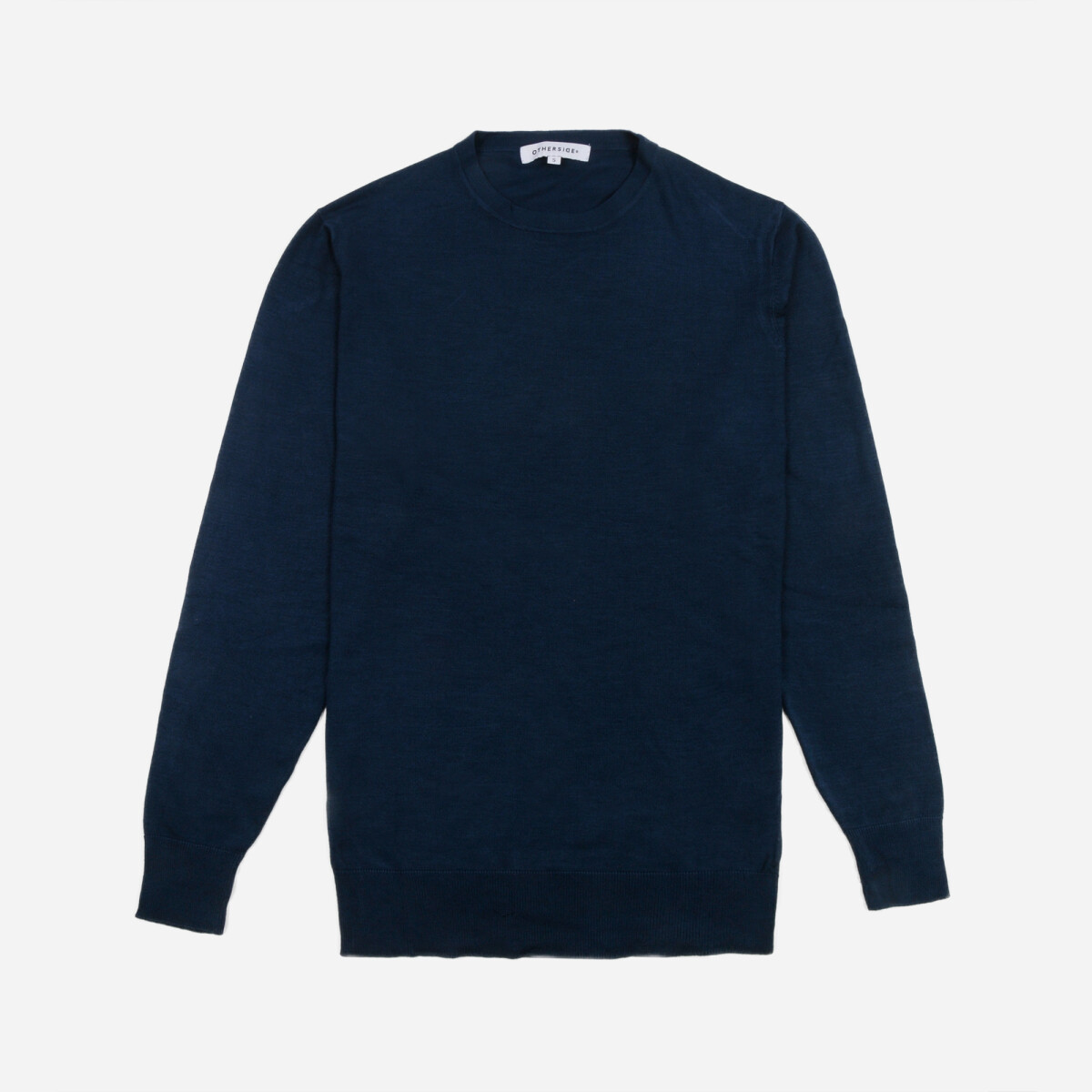 Sweater escote a la base - UNISEX - AZUL MARINO 
