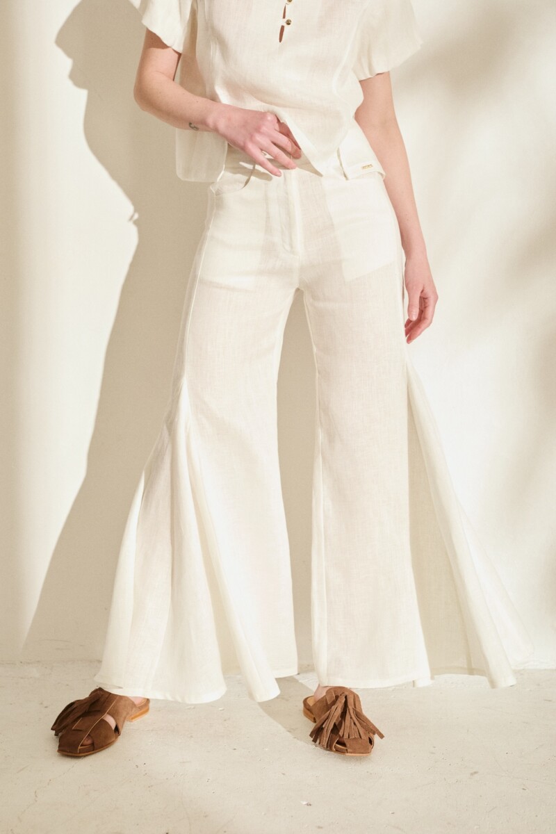 PRE VENTA PANTALON OLEAJE Manteca
