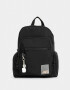 Mochilas Urbanas Mochila Urbana Con Charm - Negro