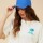 Remera Dama M/C C/Estam. Rusty Blanco
