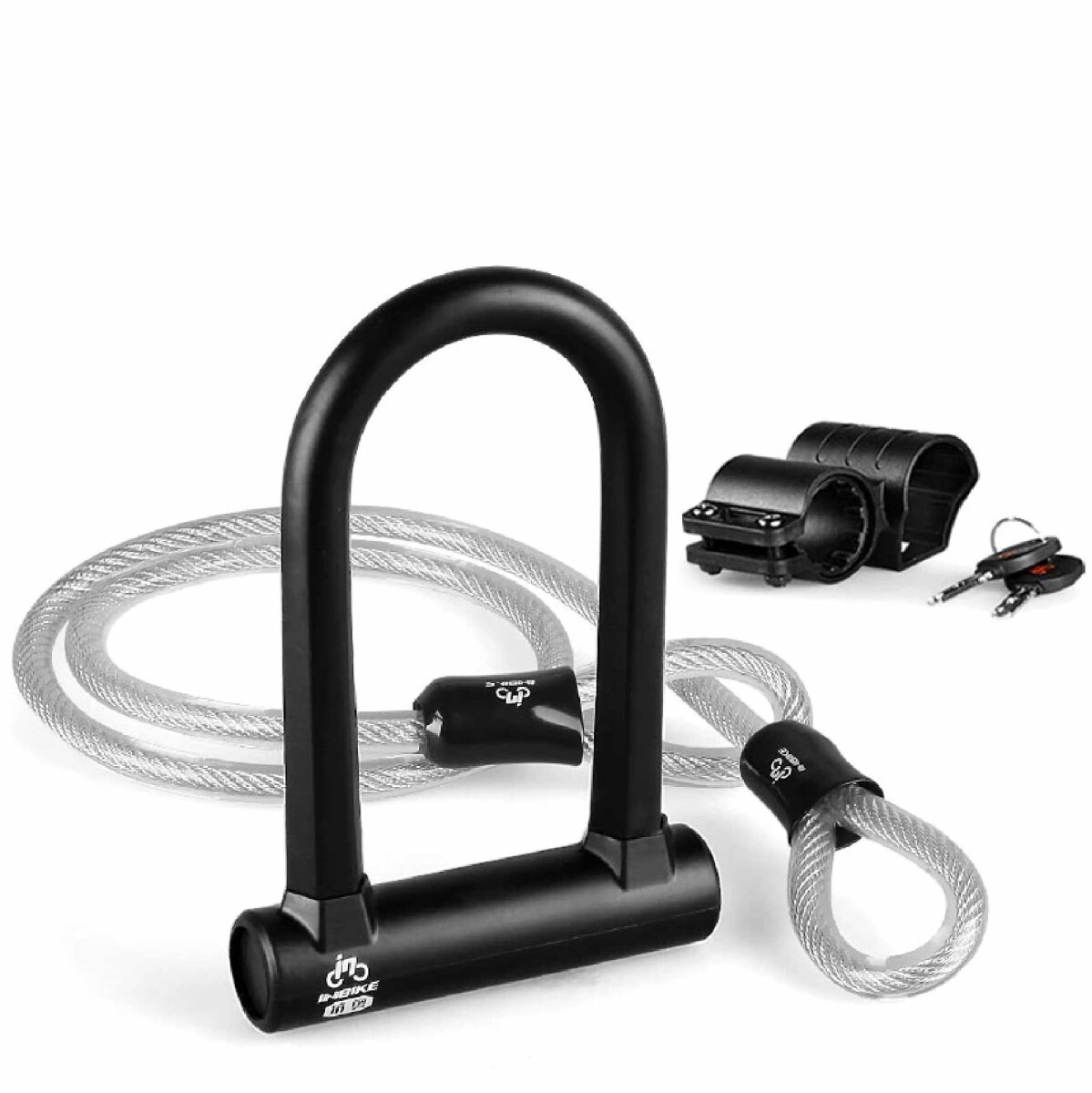 Candados para bicicletas Bloqueo de bicicletas 90cm/120cm/150cm Cable de  bloqueo de bicicletas de alta seguridad de 5 Dígitos Bloqueo combinado  contra robo de cable en bobina para bicicletas de motor