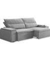 Sillon 3 Cuerpos Reclinable y Retractil Pavia Gris
