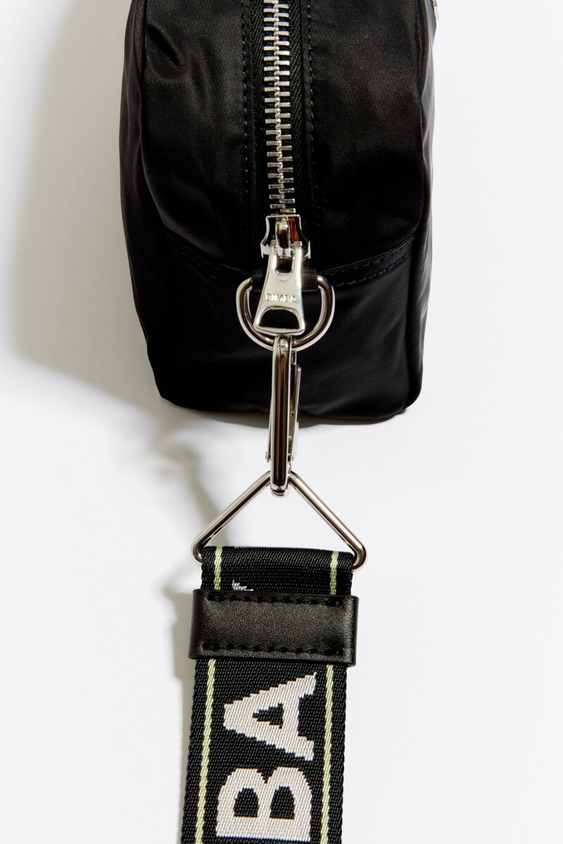 BOLSO BANDOLERA PEQUEÑO NYLON Plata