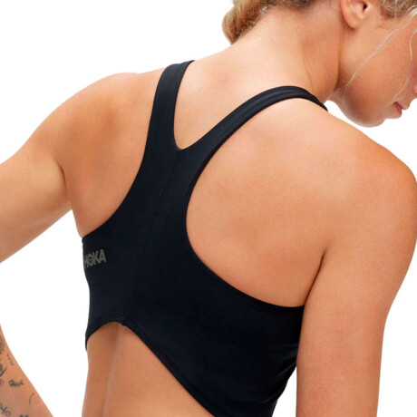 Hoka Elaro Crop Top Para Mujer Negro