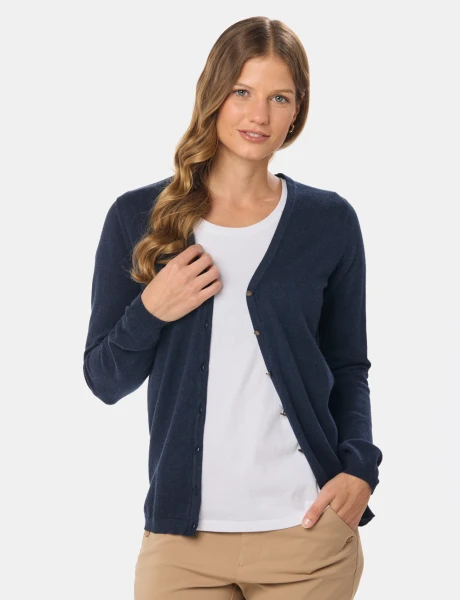CARDIGAN CLÁSICO Marino