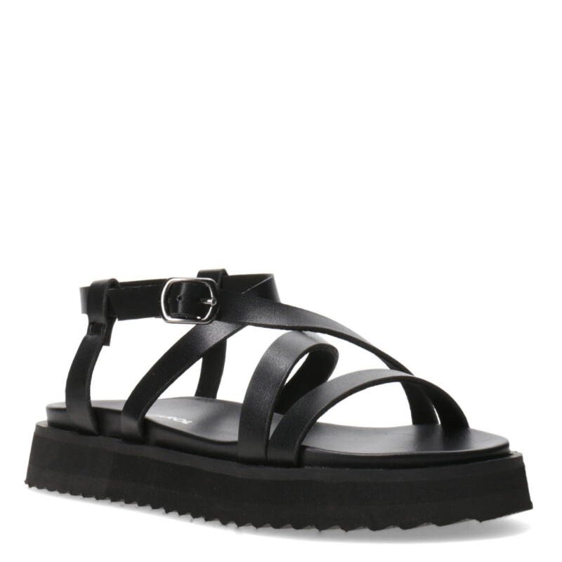 Sandalias de Niña MINI Miss Carol Califa con Hebilla Negro