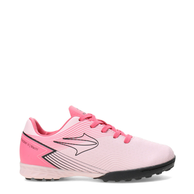 Championes de Niños Topper Futbol 5 Stringray Iii Mach 1 Rosado - Negro