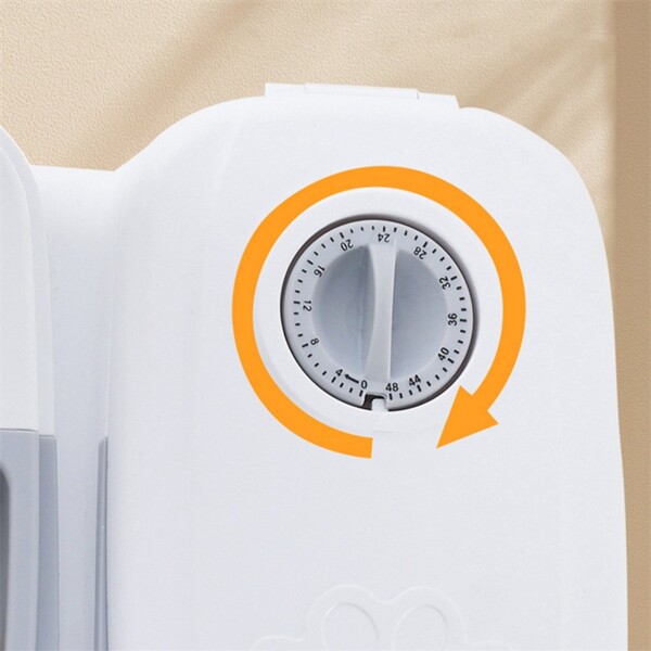 Dispensador De Alimento Timer Para Mascotas Gatos Perros Color Variante Rosa