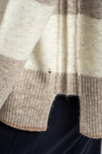 Sweater Rayado Visón