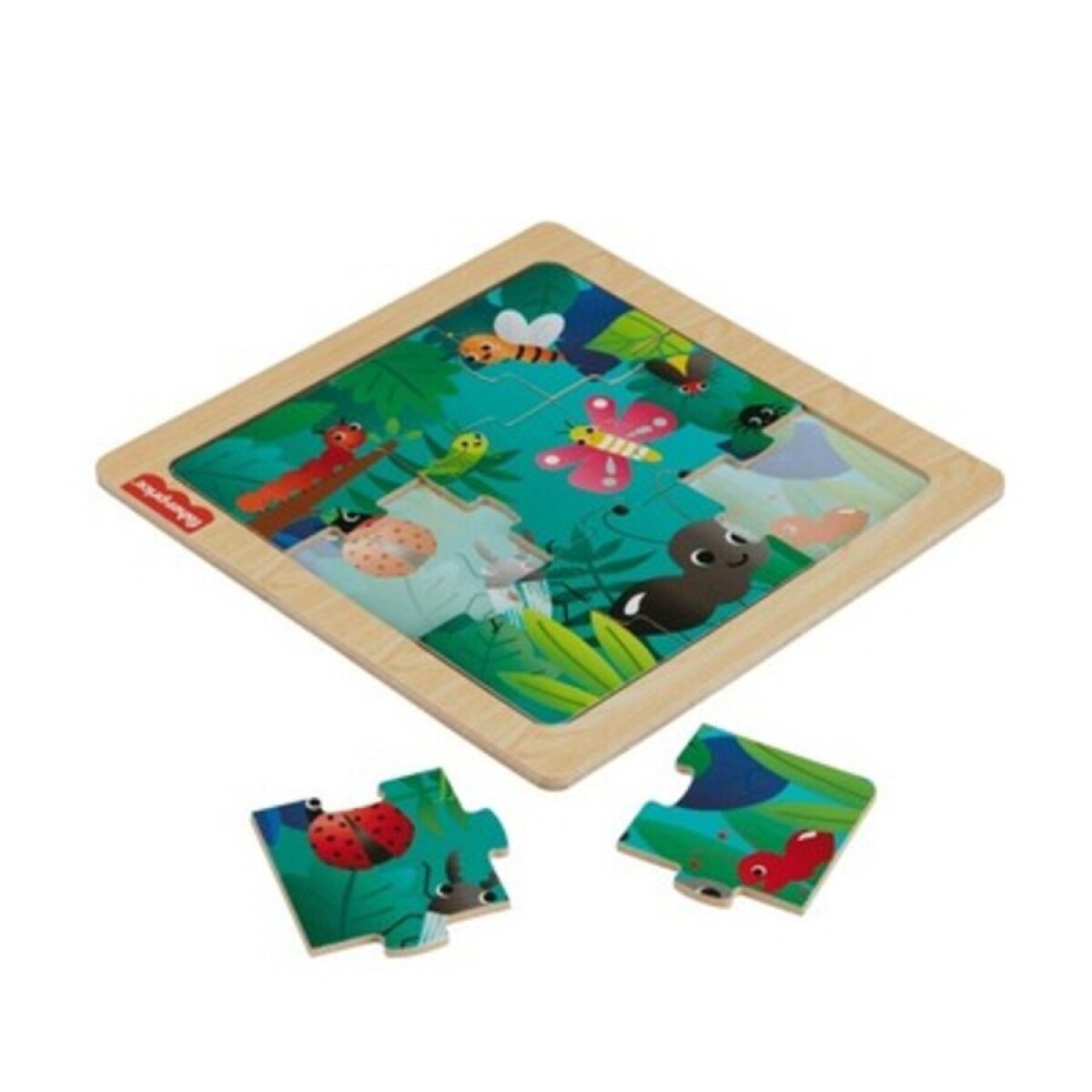 Mini Puzzle De Madera Fisher Price Hxv15 Universo Binario 