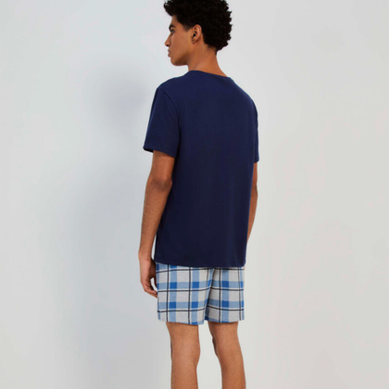 PIJAMA MM MASC AZUL MARINO