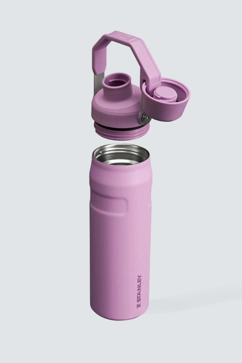 Botella IceFlow Stanley con tapa de flujo rápido | 24 oz Lila