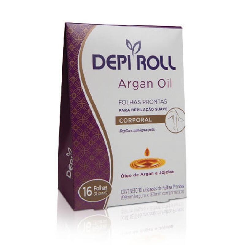 Bandas Depilatorias Depi Roll Corporales Argan Oil 8 Uds. Bandas Depilatorias Depi Roll Corporales Argan Oil 8 Uds.